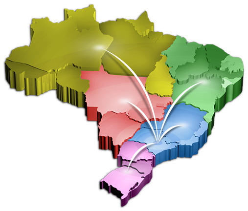 atuamos em todo o Brasil